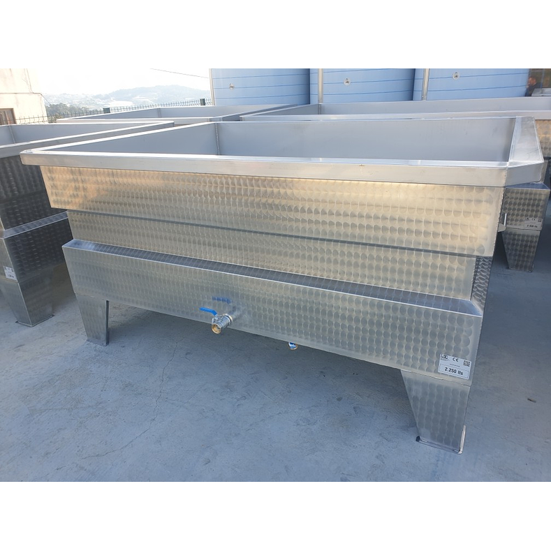 Lagar Inox 2250 Litros Chapa Italiana 1