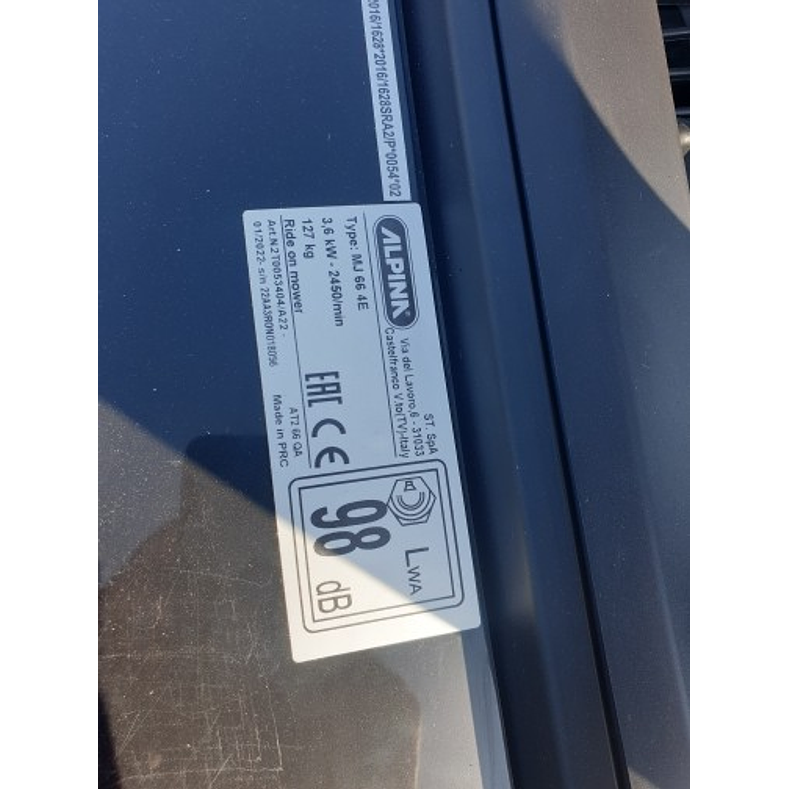 Trator Relva ALPINA MJ66 4E 10