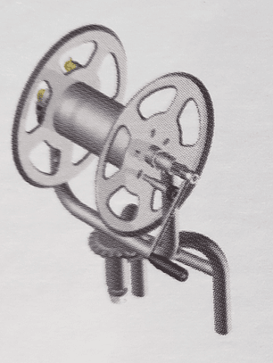  Enrolador Giratório ROCHA 120 Metros C/Suporte