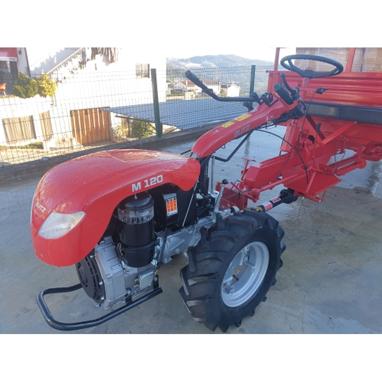 Motocultivador Valpadana M120 C/Reboque Tração 3