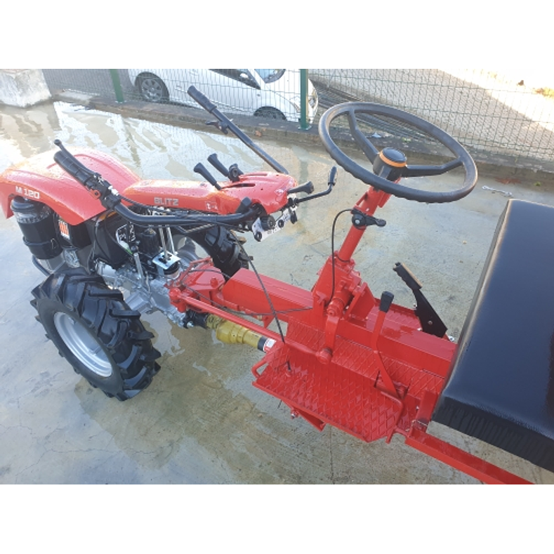 Motocultivador Valpadana M120 C/Reboque Tração 4