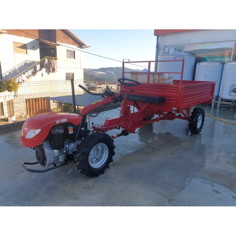 Motocultivador Valpadana M120 C/Reboque Tração 5