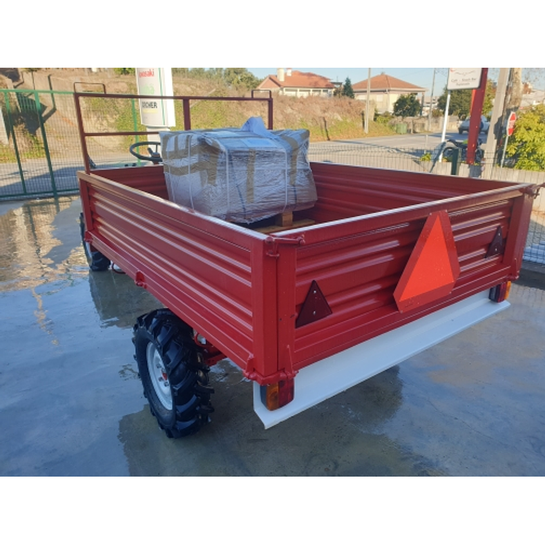 Motocultivador Valpadana M120 C/Reboque Tração 8