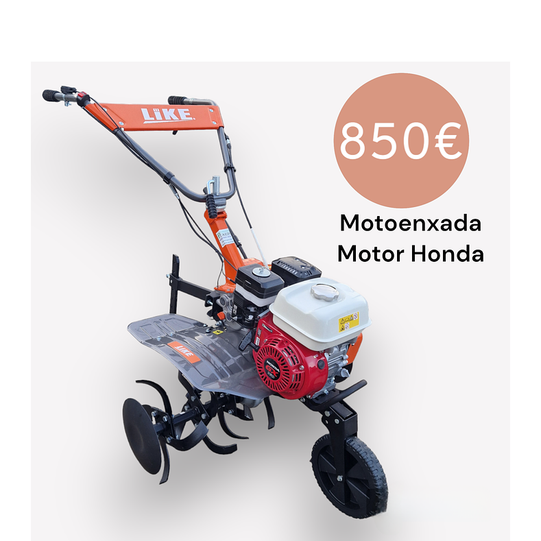 Motoenxada Like Honda GX160 1