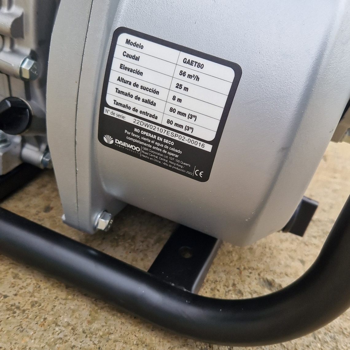 Motobomba DAEWOO 4T 3