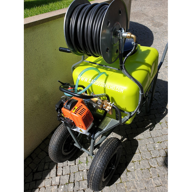 Carrinho Sulfatar Rocha 100 Litros 2 Tempos 2