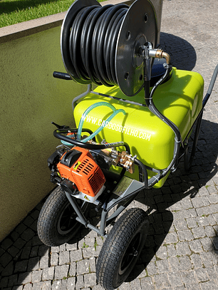 Carrinho Sulfatar Rocha 100 Litros 2 Tempos