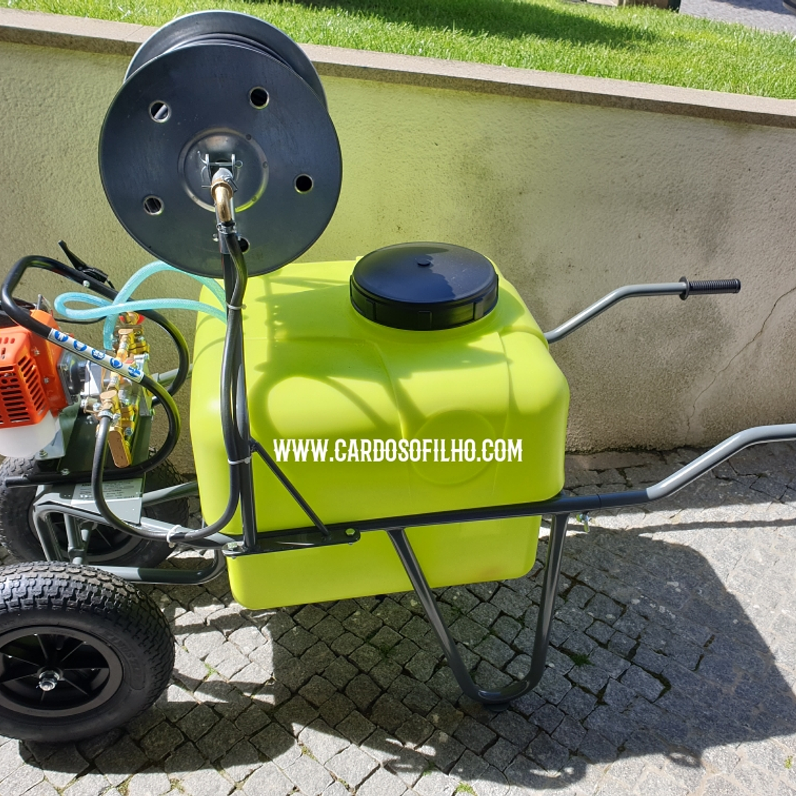 Carrinho Sulfatar Rocha 100 Litros 2 Tempos 1