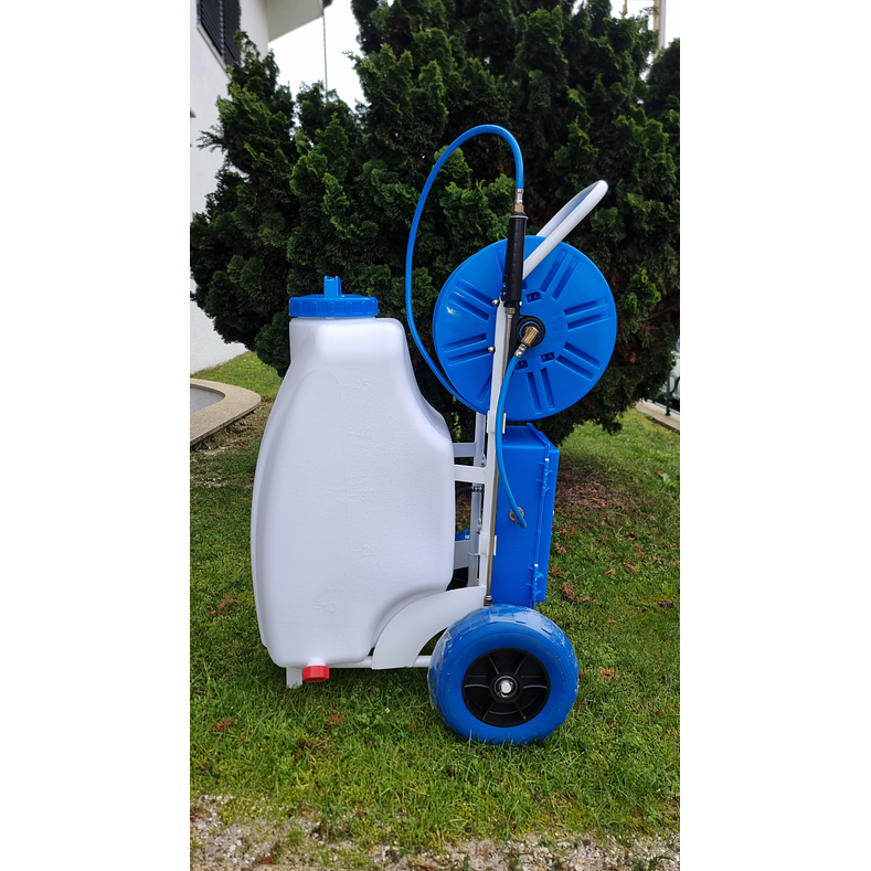 Pulverizador Bateria 45 Litros C/Rodas 2