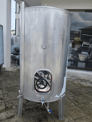 Cuba Inox 675 Litros Porta Lateral