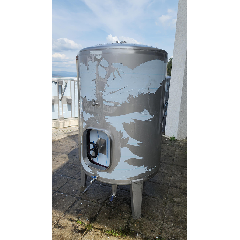 Cuba Inox 1000 Litros Porta Lateral  1