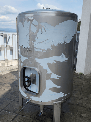 Cuba Inox 1000 Litros Porta Lateral 