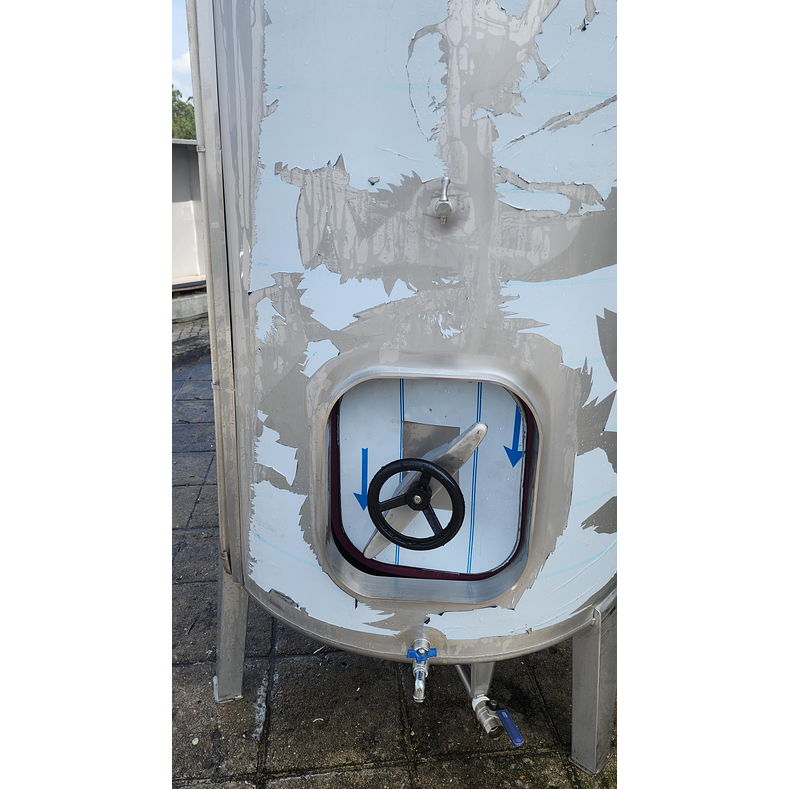 Cuba Inox 1000 Litros Porta Lateral  3