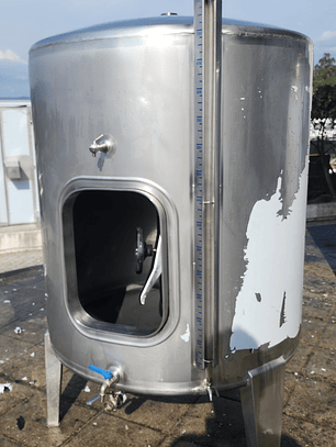 Cuba Inox 800 Litros Porta Lateral 