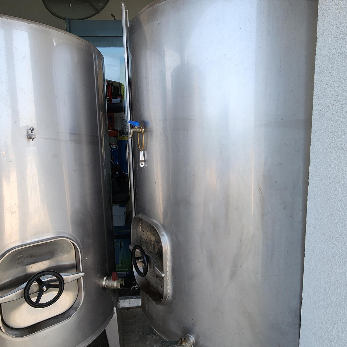 Cuba Inox 1500 Litros C/ Porta Lateral Usada 2