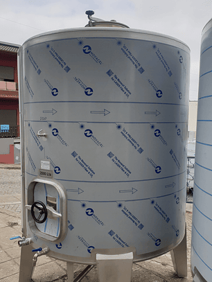 Cuba Inox Vinho 2500 Litros 2 Portas