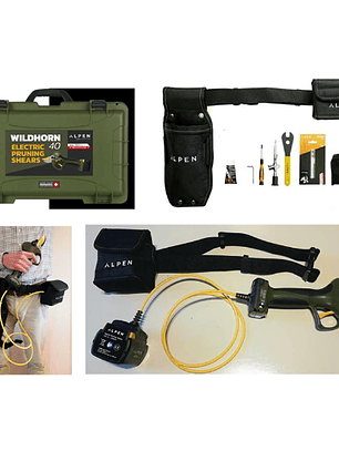 Tesoura ALPEN/FELCO 40 C/2 Baterias