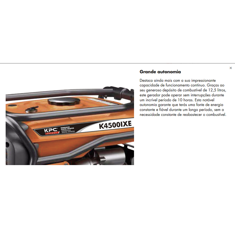 Gerador Digital Inverter KPC K4500IX 4
