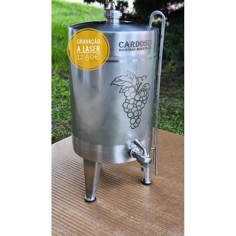 Cuba Miniatura Inox 10 Litros 7