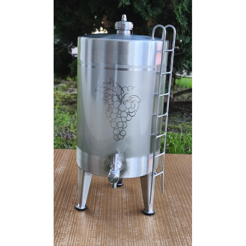 Cuba Miniatura Inox 10 Litros 1