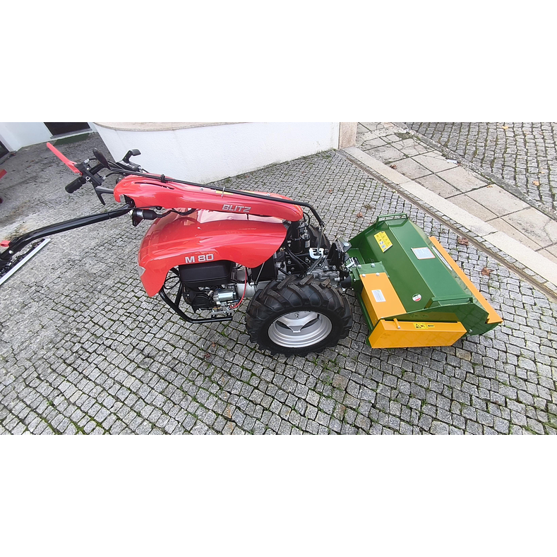 Motocultivador BLITZ M80 16CV A.E. com Triturador CARLI 1