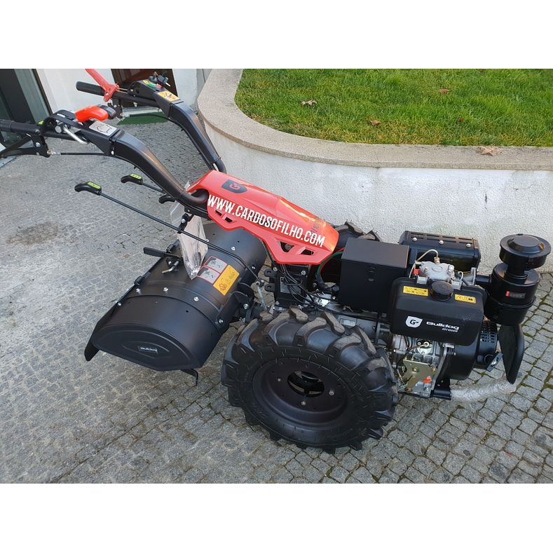 Motocultivador Gasóleo 10HP Frese 65cm Com Arranque Eléctrico 1