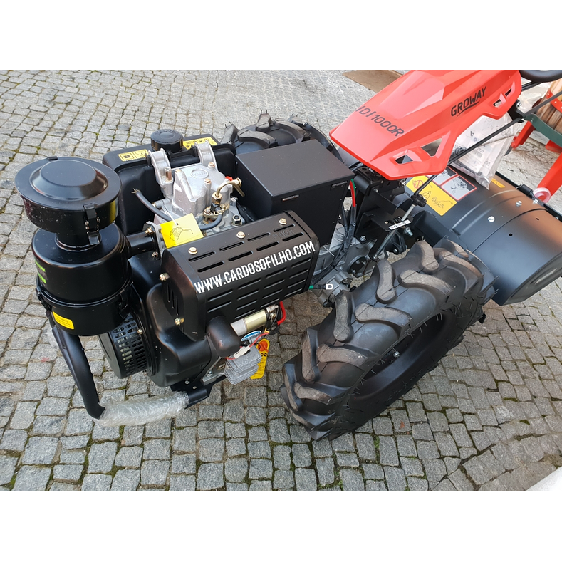 Motocultivador Gasóleo 10HP Frese 65cm Com Arranque Eléctrico 2