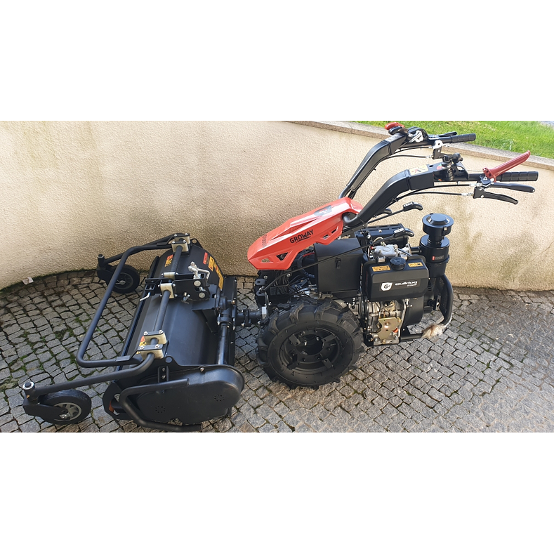 Motocultivador Gasóleo 10HP Triturador 90cm Arranque Eléctrico 1