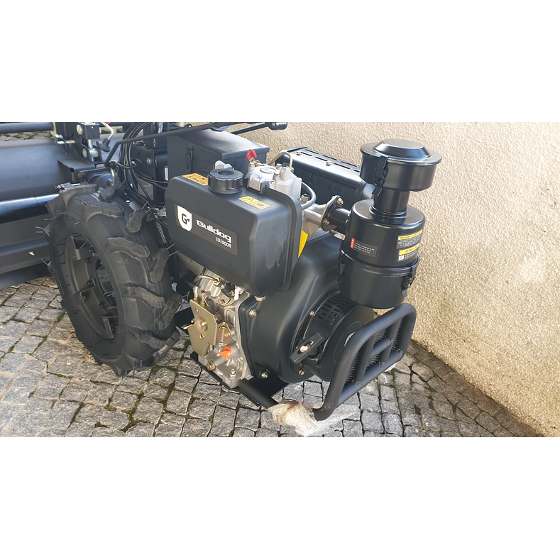 Motocultivador Gasóleo 10HP Triturador 90cm Arranque Eléctrico 3