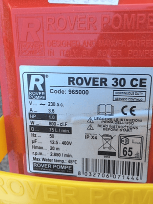 Bomba Trasfega Rover M30