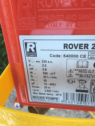 Bomba Trasfega Rover M25