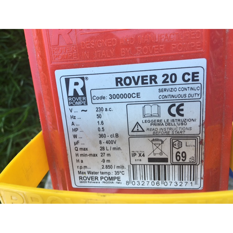 Bomba Trasfega Rover M20 2