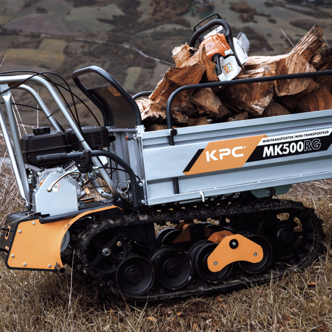 Minitransportador KPC MK500-RGE Arranque Eléctrico 3