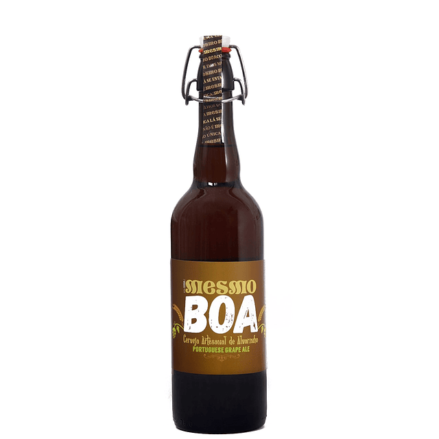 Cerveja Artesanal de Alvarinho MESMO BOA 75cl