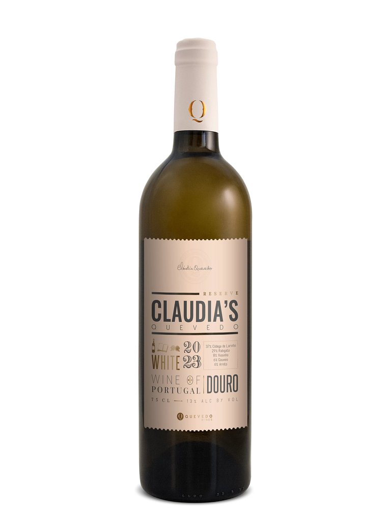 Quevedo Cláudia’s Reserva 2021 Branco Douro 75cl 1