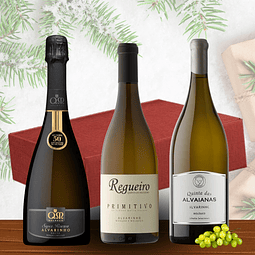 Set Navideño de 3 Vinos – La Esencia de Alvarinho para Tu Navidad