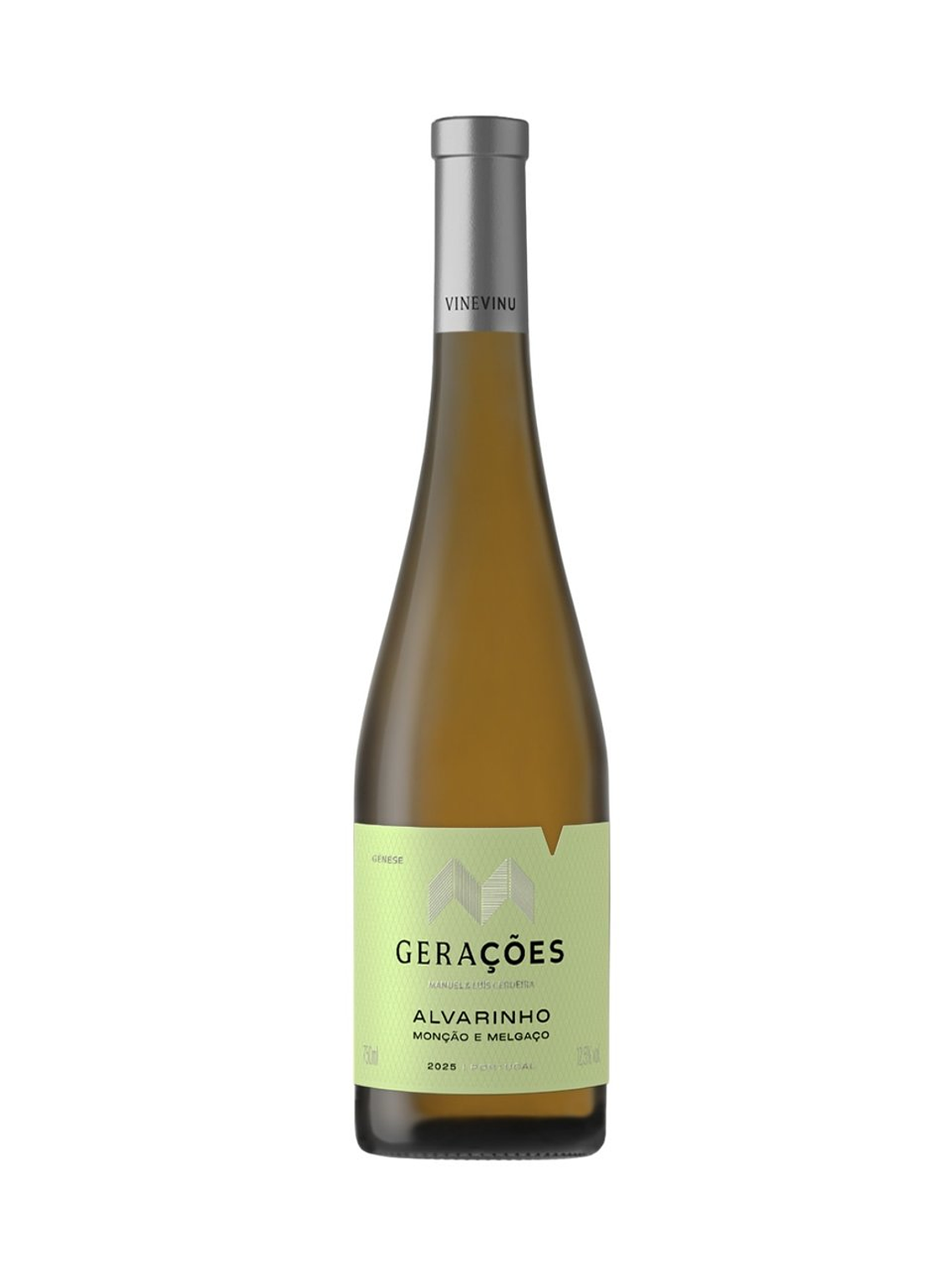 Vinevinu Gerações Alvarinho 2025 Vinho Verde Branco 75cl 1