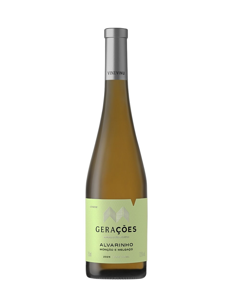 Vinevinu Gerações Alvarinho 2025 Vinho Verde Branco 75cl 1