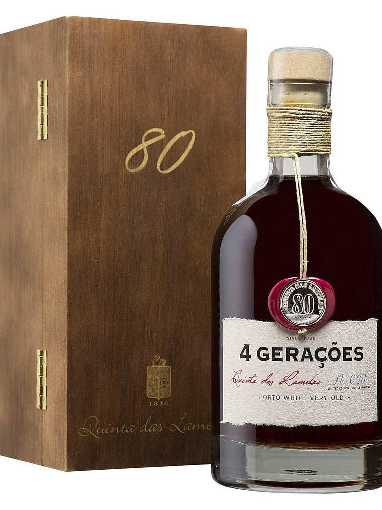 Quinta das Lamelas 4 Gerações Branco Very Old 80 Anos 50cl 1