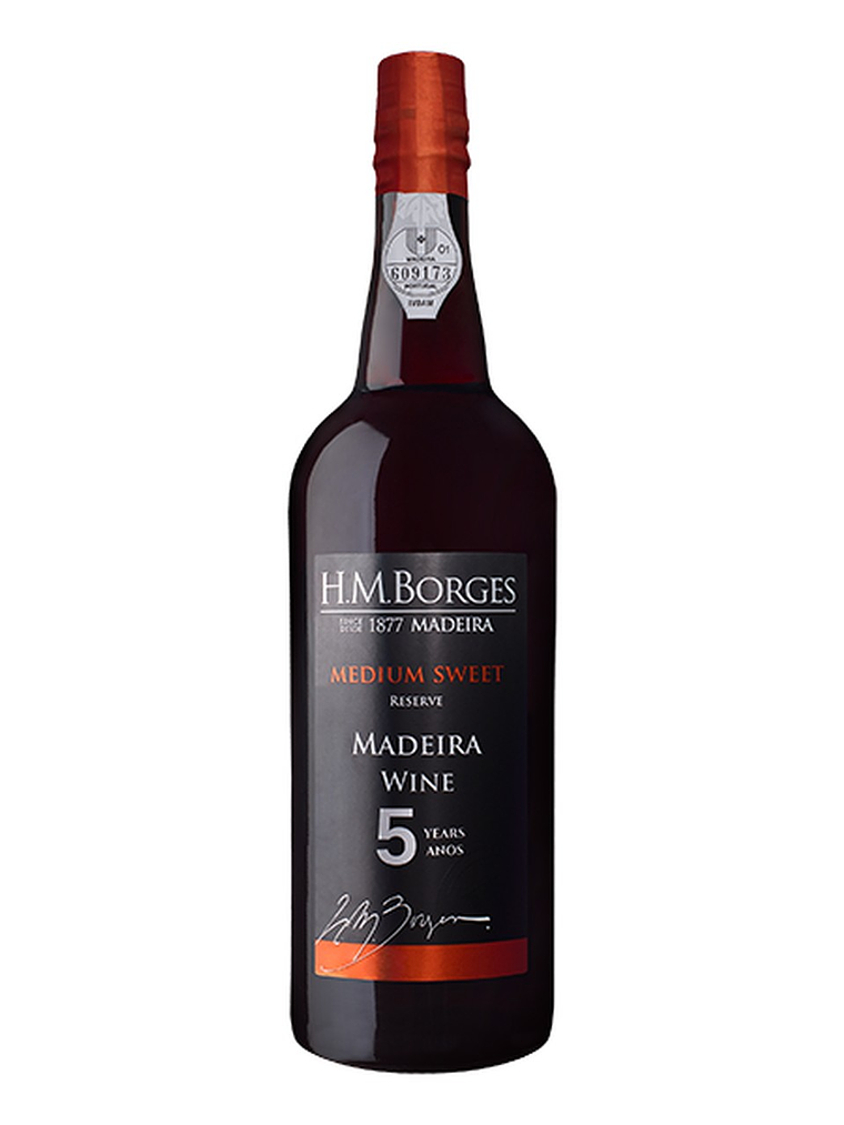H.M. Borges Reserva 5 Anos Meio Doce Madeira 75cl 1