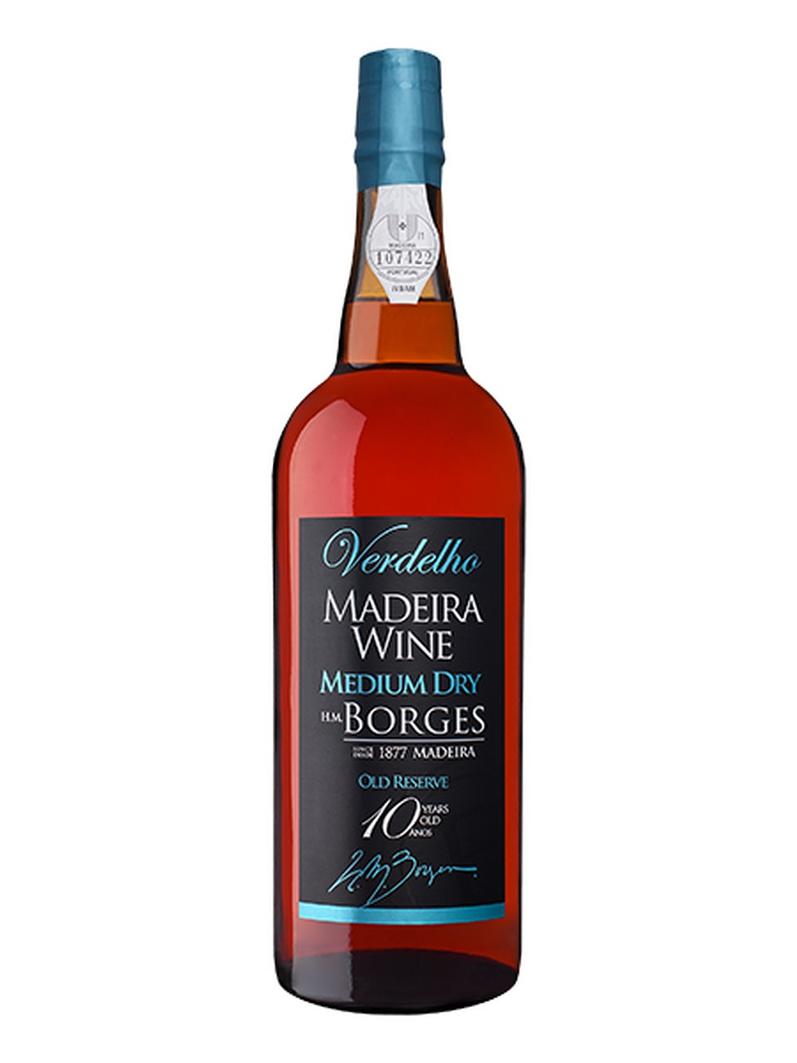 H.M. Borges Verdelho 10 Anos Meio Seco Madeira 75cl 1