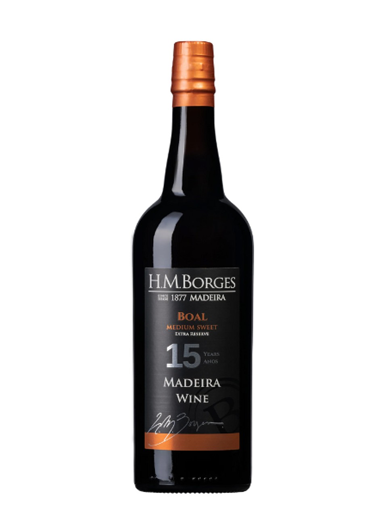 H.M. Borges Boal 15 Anos Meio Doce Madeira 75cl 1