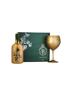 Monsão GIN de Alvarinho 50cl c/ 2 Copos Dourados