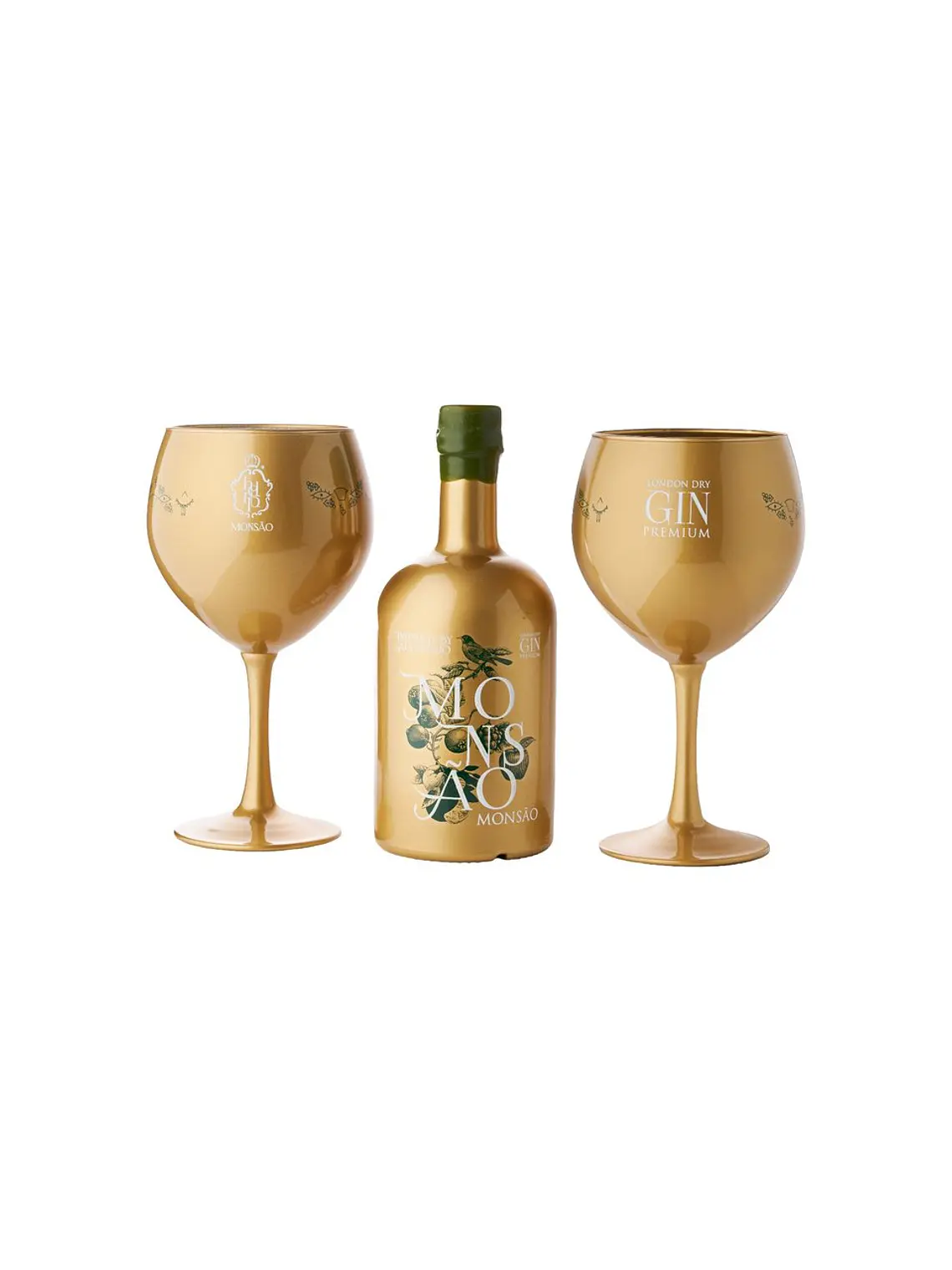 Monsão GIN de Alvarinho 50cl c/ 2 Copos Dourados 2