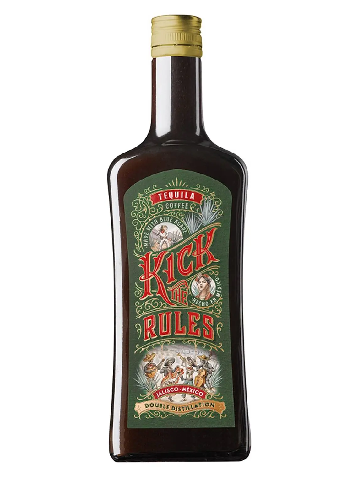 Licor Tequila Kick The Rules Café 70Cl 1