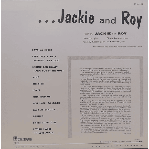 Jackie And Roy - Story Presents Jackie And Roy  2