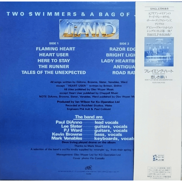 Dianno - Two Swimmers & A Bag Of Jockies  2