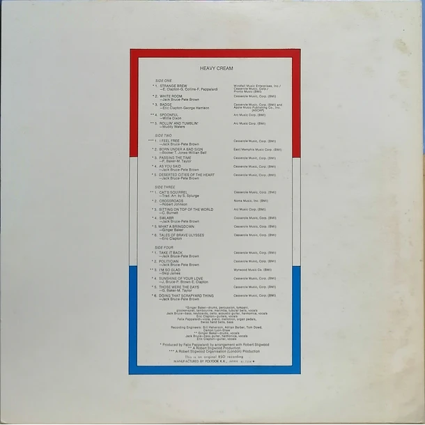 Cream - Heavy Cream (2 LPs) 2