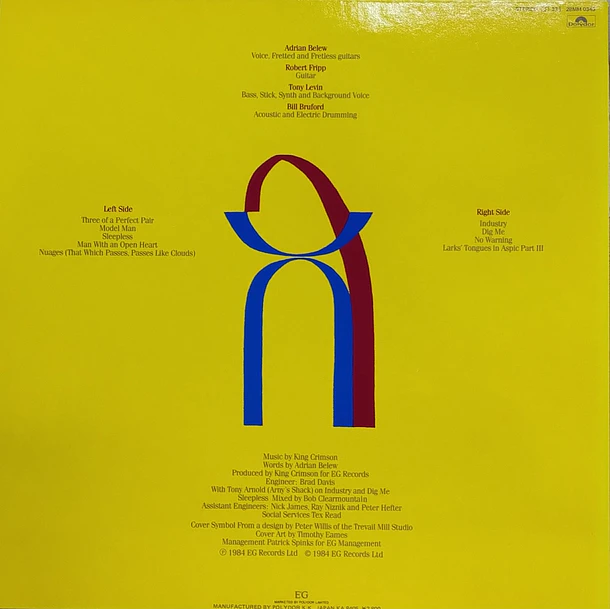 King Crimson - Three Of A Perfect Pair 2