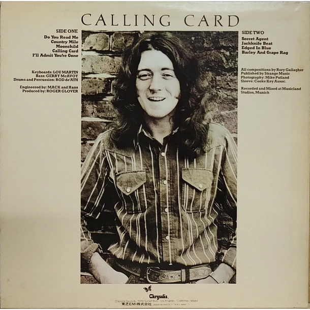 Rory Gallagher - Calling Card 2